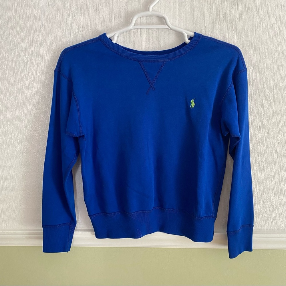 Blue POLO Ralph Lauren Crew Neck Sweatshirt
